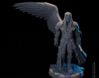 Sephiroth One Winged Angel Final Fantasy VII RPG 32 mm miniatuur