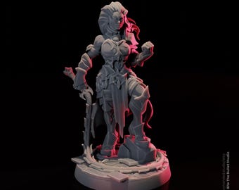 Fury Horseman of Apocalypse Darksiders RPG 32 mm miniatuur