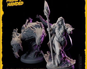 Human Mage Admiral (+ elementair) WoW-tafelblad-RPG 32 mm miniatuur