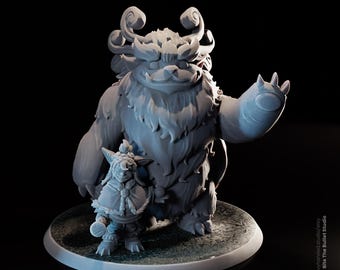 Nunu en Willump League of Legends-RPG 32 mm miniatuur