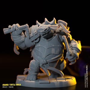 Donatello Tortle TMNT D&D Tabletop RPG 32mm Miniature