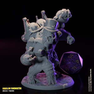 Girallon Ringmaster Miniature (Winston) | Dungeons and Dragons Mini RPG Tabletop Miniature DnD Painting Pathfinder 5e DnD | BTB