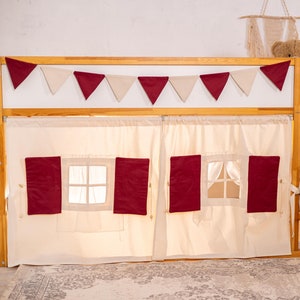 Ikea Kura curtain/ Bunk bed curtains/ Accessories bed Ikea Kura/ Kura bed tent/ Kura bett vorhang/ Ikea kura bed canopy/ Kura canopy house