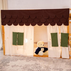 Ikea Kura curtain/ Bunk bed curtains/ Accessories bed Ikea Kura/ Kura bed tent/ Kura bett vorhang/ Ikea kura bed canopy/ Kura canopy house