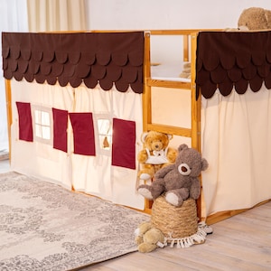Ikea Kura curtain/ Bunk bed curtains/ Accessories bed Ikea Kura/ Kura bed tent/ Kura bett vorhang/ Ikea kura bed canopy/ Kura canopy house