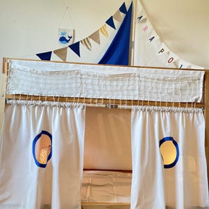 Curtain Ikea kura, rideaux lit enfant ikea bed, kura accessories bed curtains, kura bed tent, Canopy, canopy bed curtains, canopy bed house