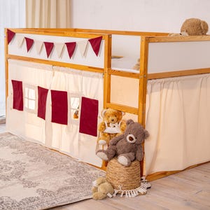 Ikea Kura curtain/ Bunk bed curtains/ Accessories bed Ikea Kura/ Kura bed tent/ Kura bett vorhang/ Ikea kura bed canopy/ Kura canopy house