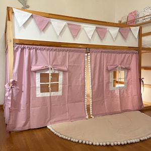 USA Curtains Ikea Kura/ Bunk bed curtains/ Accessories bed Ikea Kura/ Kura bed tent/ Kura bett vorhang/ Ikea kura bed canopy/ Canopy house