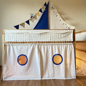 Curtain Ikea kura, rideaux lit enfant ikea bed, kura accessories bed curtains, kura bed tent, Canopy, canopy bed curtains, canopy bed house