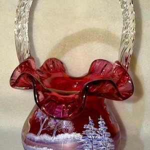 Fenton Winter Scene - Etsy