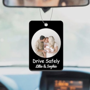Family Car Photo Ornament Decor, Father&#39;s/Mother&#39;s Day Gift, Personalized Car Photo Ornament Hanging, Couple Car Photo Hanger,First Car Gift