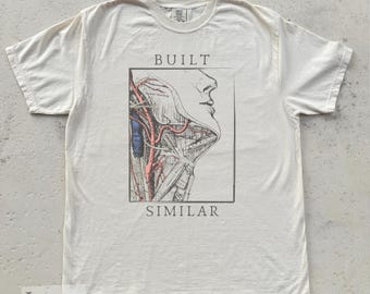 Built Similar | Human Anatomy Shirt, Vintage Scientific Illustration Graphic Tee, Ivory Comfort Colors