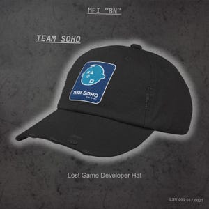 Team Soho | Lost 90&#39;s Game Developer Hat, The Getaway, Obsolete PS Console Gem, Retro Computer Gamer, Obscure Video Game Collector Merch