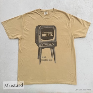 Baudrillard Le Système des Objets ('System of Objects') Shirt, Retro TV Graphic Tee, Continental Philosophy Gift, French Theory, Philosophie