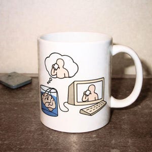 Brain in a Vat Mug | Philosophy, Simulation Theory, Thought Experiments, Metaphysics, Solipsism, Sci Fi