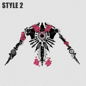 Vi Tattoo PNG PDF | Arcane League of Legends Digital Download | Cricut-Ready Printable Design