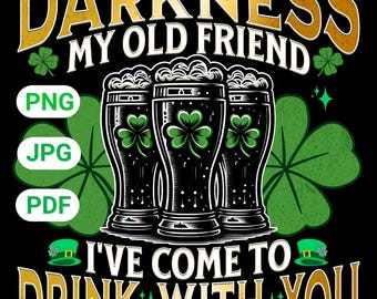 St Patrick's Day Irish Beer Shamrock PNG, PDF, JPG