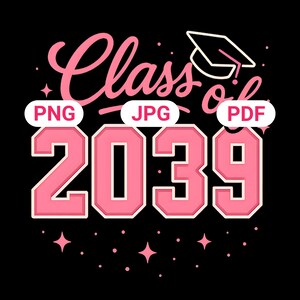 Klass 2039 SVG PNG: Rolig tillbaka till skolan-tröjadesign (digital nedladdning)