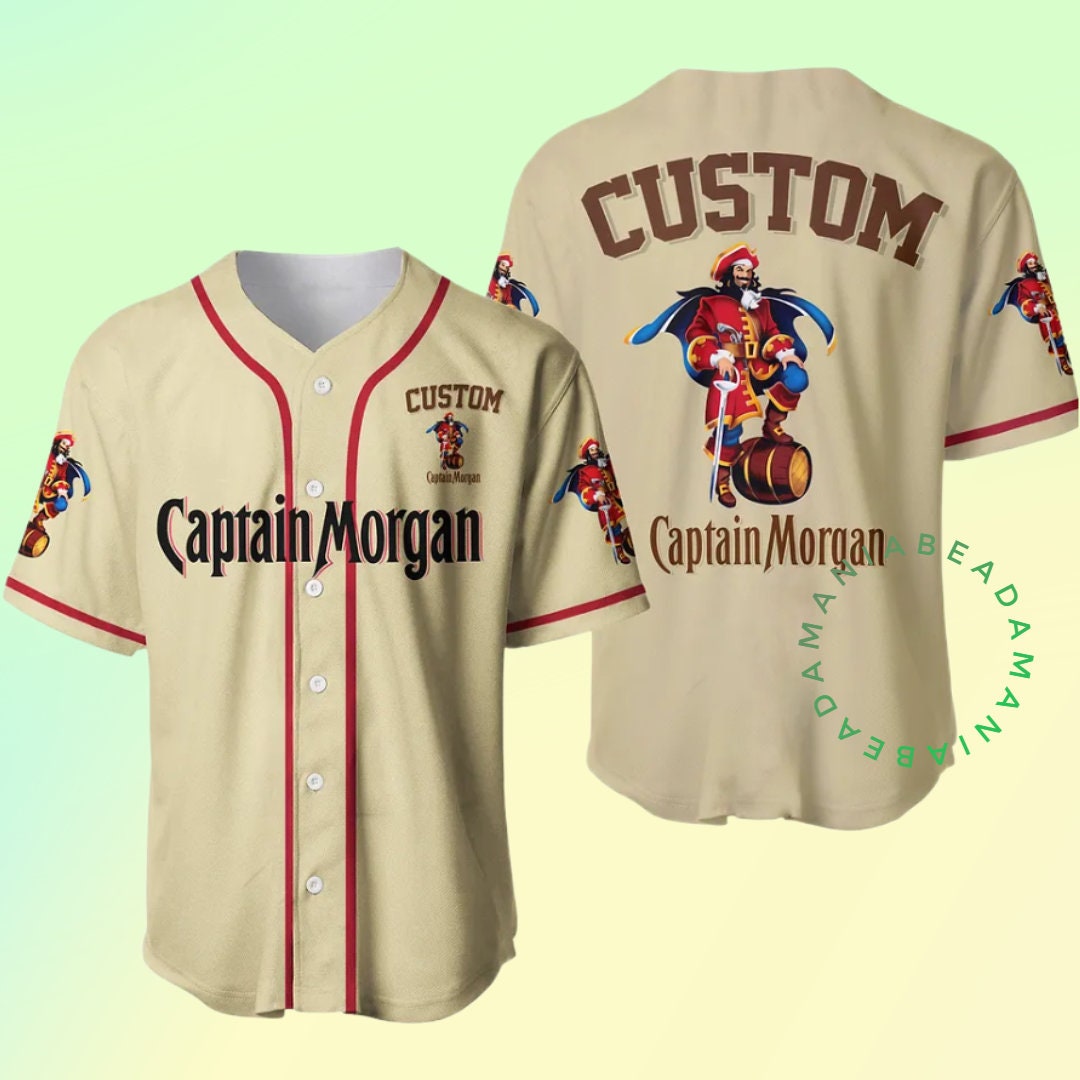 Captain SS Baseball Jersey with Customization Available