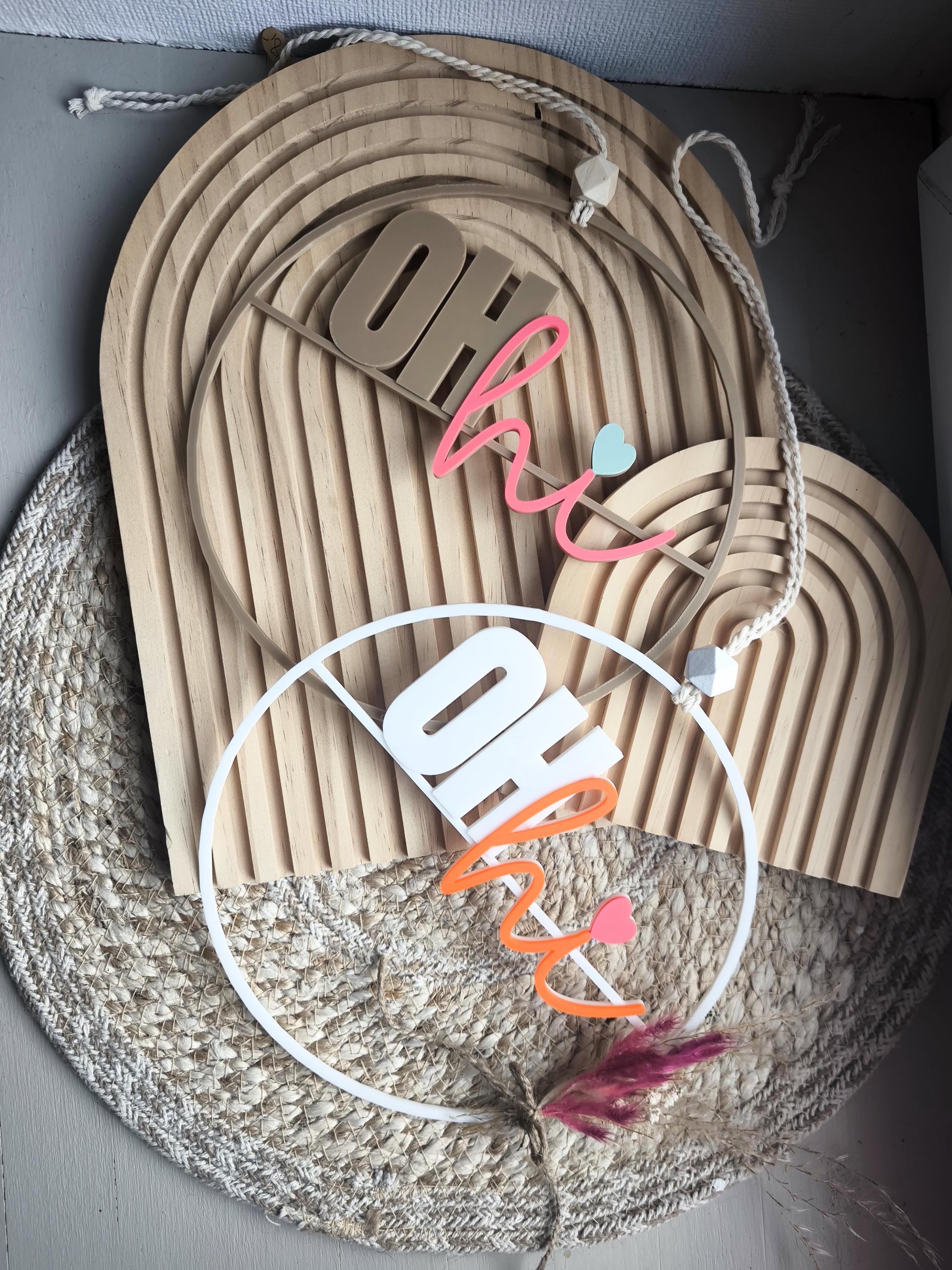 3D File for a Door Wreath Loop 