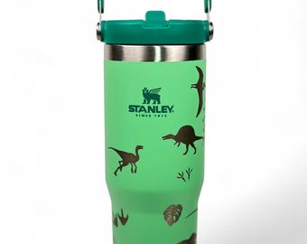 Custom Engraved Jurassic Park Stanley Tumbler - 30 Oz. IceFlow with Flip Straw