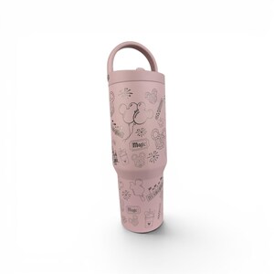 Custom Engraved HydroJug Flip | Disney Icon Pattern | Personalized Disney Water Bottle | Disney Trip Gift | Mickey Minnie Tumbler image 5