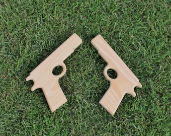 Made in USA wood toy guns