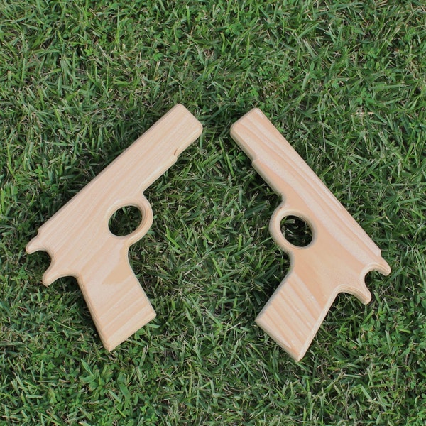 Made in USA wood toy guns