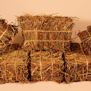 Miniature Hay Bales - Set of Six