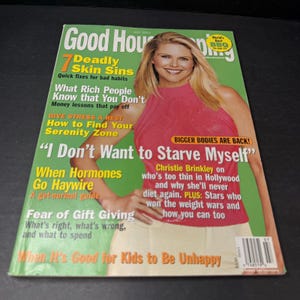 2002 July Good Housekeeping Bi-Monthly Beauty Magazine Christie Brinkley Cover