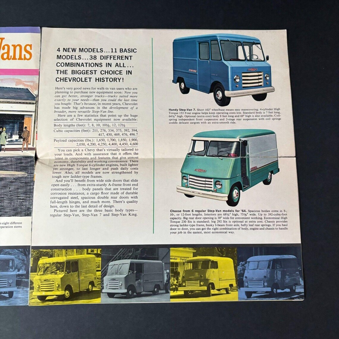 1964 Chevy Step Vans Miller Chevrolet Brochure Sales Catalogue Etsy