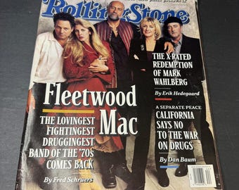Rolling Stone Magazine October 30 1997 Issue #772 Fleetwood Mac Mark Wahlberg