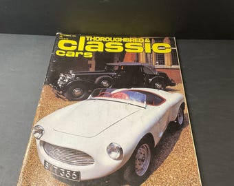 Thoroughbred and Classic Cars Magazine settembre 1979 Auto sportive d'epoca da collezione