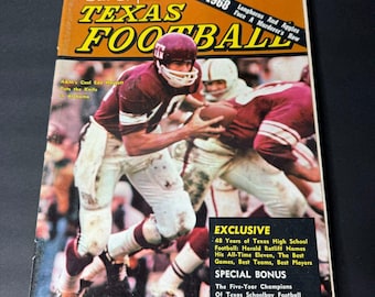 1968 Edd Hargett Texas AM Dave Campbells Texas Football Magazine