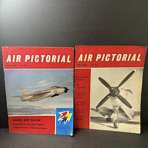 Air Pictorial British Aviation Magazine 1959 Historical Military Paperback Lot 2