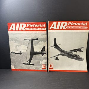 Air Pictorial & Air Reserve Gazette British Aviation Magazine Feb/Nov 1955-56 2x