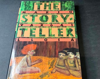 The Storyteller by Mario Vargas Llosa First US Edition Book 1989 Hardcover DJ