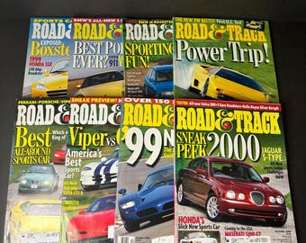 Automobilgeschichte: Road & Track Magazine 1998 Lot von 8