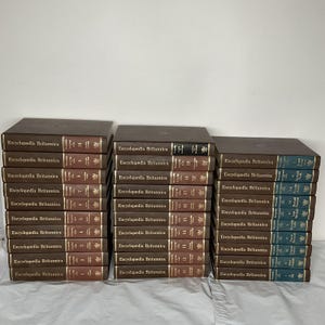 Die neue Enzyklopädie Britannica Lot von 30 Bänden 15te Ausgabe Hardcover Bücher