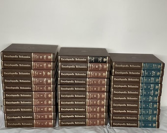 Die neue Enzyklopädie Britannica Lot von 30 Bänden 15te Ausgabe Hardcover Bücher