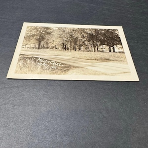 Perry Georgia Moss Oaks Roadside Real Photo Postkarte c 1940 RPPC