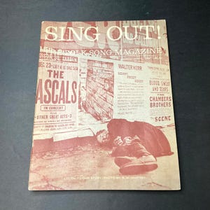 Vintage Sing Out Folk Song Magazine March, April 1968 Volume 18 Janis Ian PB