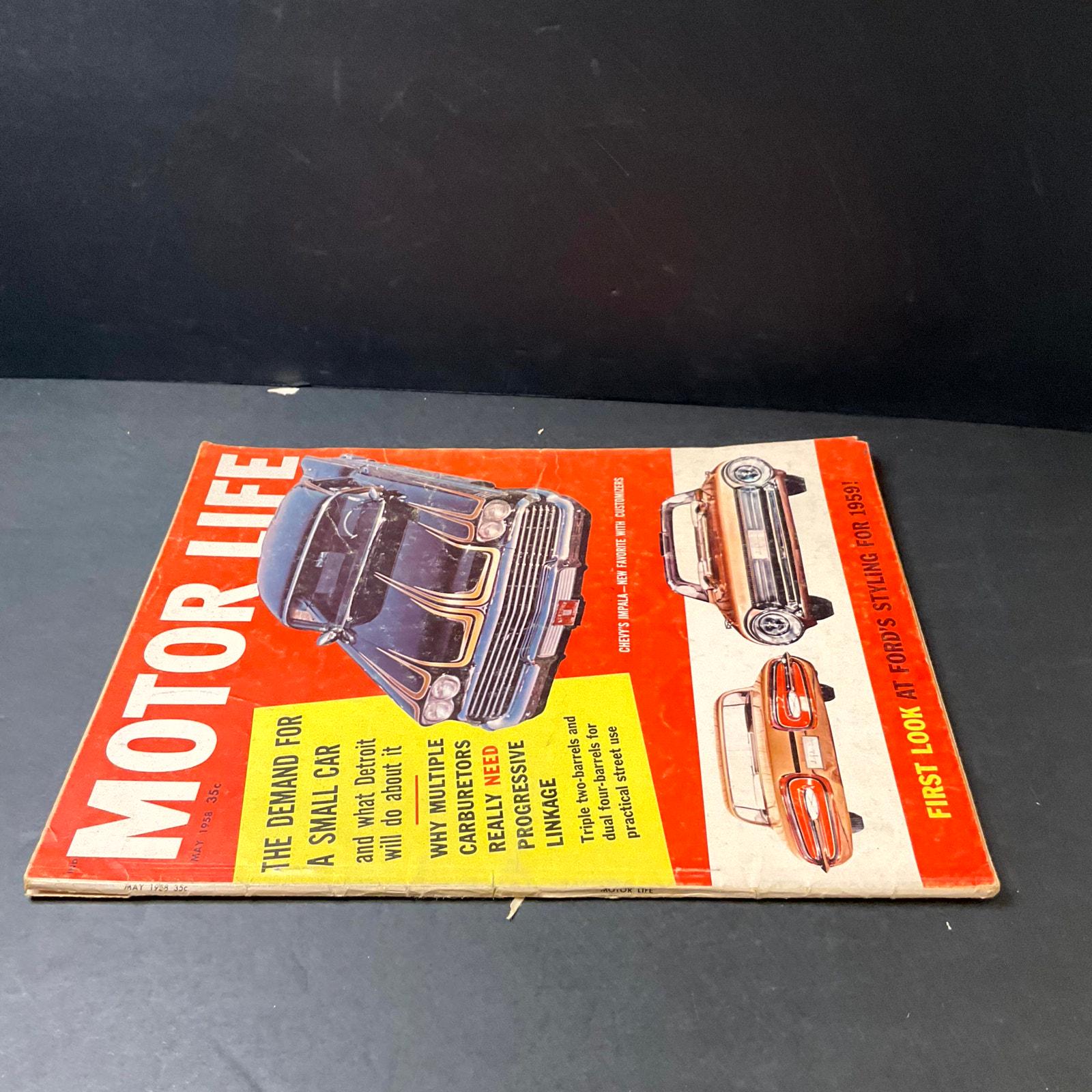 モーターライフカーマガジン 1958年3月号 5月号 ヴィンテージカー愛好