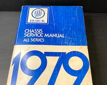 1979 Buick Chassis Service Manual OEM Factory Shop Repair Book All Series GM