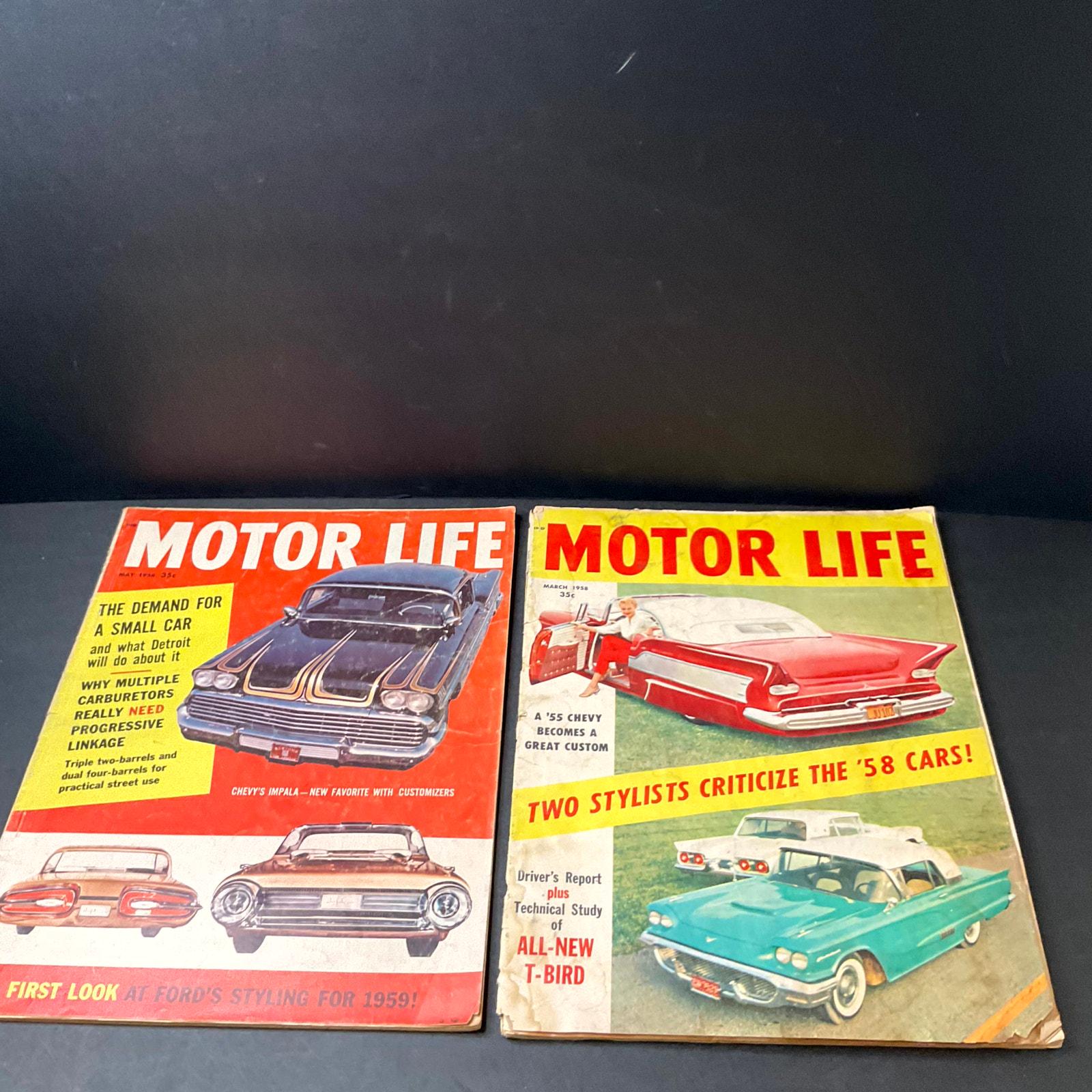 モーターライフカーマガジン 1958年3月号 5月号 ヴィンテージカー愛好