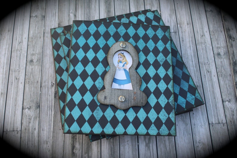 Alice in WonderlandMad Hatters Tea Party KEY HOLE invitation for any occasion