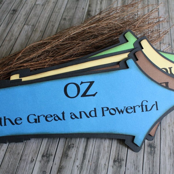 OZ the Great and Powerful...Movie Inspired Whimsical Party Signs