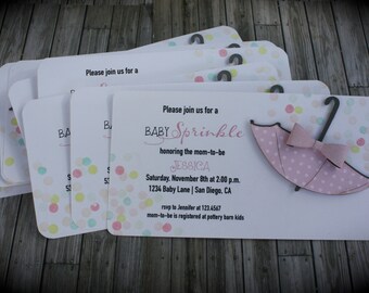 BABY SPRINKLES Invitation