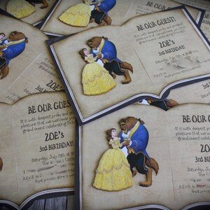 BEAUTY and the BEAST Invitation image 3