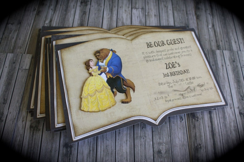 BEAUTY and the BEAST Invitation image 5